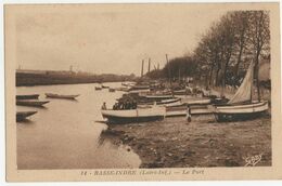 Basse-Indre (Loire-Atlantique - 44) - Le Port. Carte Postale NB. Editions Gaby, Artaud Père & Fils, Nantes - Basse-Indre