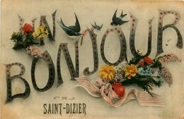 St Dizier * Un Bonjour De La Commune * Fantaisie - Saint Dizier