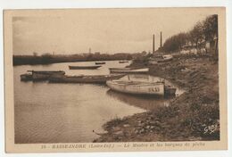 Basse-Indre (Loire-Atlantique - 44) - Le Mastro Et Les Barques De Pêche. CP NB. Editions Gaby, Artaud Père & Fils - Basse-Indre