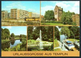 E0291 - TOP Templin - Bus Ikarus Omnibus Neubauten Großplatte - Bild Und Heimat Reichenbach - Templin