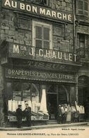 Limoges * Devanture Maison LECOMTE CHAULET Au Bon Marché Tissus Literie , 19 Place Des Bancs * Commerce Magasin - Limoges