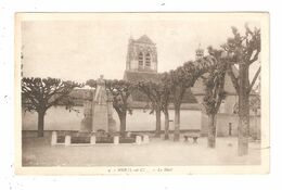 CPA 41 MER Le Mail Monument Maréchal Maunoury Clocher De L'Eglise Vue Peu Commune - Mer