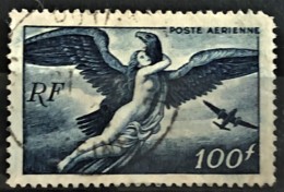 FRANCE 1946/47 - Canceled - YT 18 - Poste Aérienne 100F - 1927-1959 Matasellados