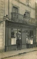 Tours * Carte Photo * Devanture Café De L'Union Coiffeur A. BOISDRON * Magasin Commerce - Tours