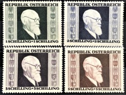 AUSTRIA 1946 - MNH - ANK 776-779 - Renner 1S 2S 3S 5S - Neufs