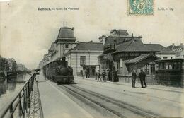 Rennes * La Gare De Viarmes * Train Locomotive * Ligne Chemin De Fer Ille Et Vilaine - Rennes