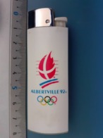 Briquet Publicitaire Usagé - Flamagas - Albertville 92 - Autres & Non Classés