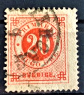 SWEDEN 1877 - Canceled - Sc# 33 - 20o - Used Stamps