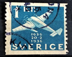 SWEDEN 1936 - Canceled - Sc# 262 - 1Kr - Used Stamps