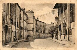 34. CPA. PAULHAN -  Cours National - La Poste -  1940. Scan Du Verso  - - Paulhan