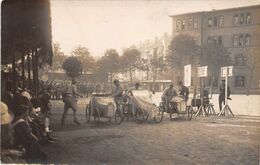 Strasbourg  67  Ecole Préparatoire De Gendarmerie.Fête A La Caserne.Carte Photo.Course De Voiturettes        (voir Scan) - Straatsburg