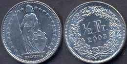Switzerland Swiss 1/2 Franc (50 Rappen) 2003 AXF - Suisse