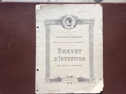 BREVET D’ INVENTION  Recipient Pour La Conservation Et Le Debit De Produits Alimentaires (Café Torréfié)  ANNEE 1934 - Maschinen