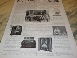 ANCIENNE PUBLICITE  LE SALON DE LA TSF 1934 - Andere & Zonder Classificatie