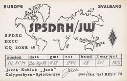 1988. SVALBARD. Radio-card CALYPSOBYEN - SPITZBERGEN EUROPE SVALBARD. () - JF365584 - Otros & Sin Clasificación