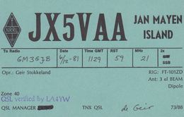 1981. Jan Mayen. Radio-card JAN MAYEN ISLAND.  () - JF365599 - Altri & Non Classificati