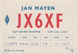 1966. Jan Mayen. Radio-card JAN MAYEN.  () - JF365604 - Sonstige & Ohne Zuordnung