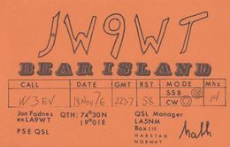 1976. BEAR ISLAND. Radio-card BEAR ISLAND.  () - JF365620 - Andere & Zonder Classificatie