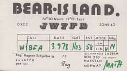 1978. BEAR ISLAND. Radio-card BEAR ISLAND.  () - JF365622 - Andere & Zonder Classificatie