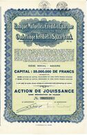Titre Ancien - Banque Mutuelle De Crédit Et D'Epargne - Sté Anonyme - Onderlinge Krediet En Spaarbank - Titre De 1932 - - Banque & Assurance