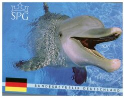 (N 13) Australia - Dolphin (SPG - Germany With Flag) - Dauphins