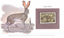 (N 12) WWF - Animals Of The World Stamp Collection - Cape Hare (Bahrain) - Wild