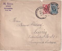 Poland Prephilatelic 1902 Russian Stationery Lublin To Leipzig - ...-1860 Prefilatelia