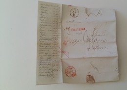 UK 1829 INCOMING MAIL LONDON-PARIS+EXCHANGE PAttern+RED ANGLETERRE+HIGH TAXES-&100 - ...-1840 Prephilately