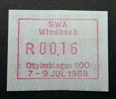 South Africa SWA Windhoek 1988 ATM (frama Label Stamp) MNH - Vignettes D'affranchissement (Frama)