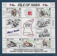 Ile De Man Bloc N°16 - Motos - Neuf ** Sans Charnière - TB - Isle Of Man