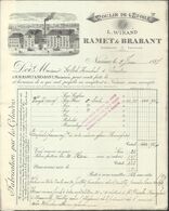 Facture Illustrée L Winand /Ramet Et Brabant  "Moulin De L'étoile" à Namur 1887 - 1800 – 1899