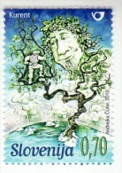 2029/ Slowenien Slovenia Slovenie 2010 Mi.No. 853 ** MNH Mythology Sagen - Kurent Grapevine La Vigne Weinrebe - Vins & Alcools