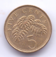SINGAPORE 2009: 5 Cents, KM 99 - Singapour