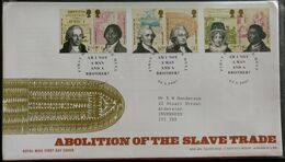 139. GREAT BRITAIN 2007 SET/6 STAMP ABOLITION OF THE SLAVE TRADE  FDC  . - 2001-2010 Decimal Issues