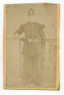 CHASSEUR A PIED SECOND EMPIRE - CDV PHOTO - Guerra, Militares