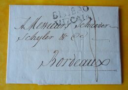 1802 - Lettre Avec Correspondance En Français De 2 Pages De BILBAO, Espagne Vers BORDEAUX, France - ...-1850 Prefilatelia