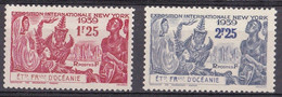 ⭐ Océanie - YT N° 128 Et 129 ** - Neuf Sans Charnière - 1939 ⭐ - Unused Stamps