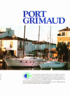 PUB    " PORT GRIMAUD "  1984 ( 1 ) - Côte D'Azur