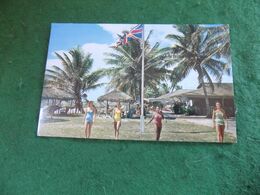 VINTAGE ANTILLES CARIBBEAN: BAHAMAS Hog Island Paradise Beach Bathing Beauties Colour Plastichrome - Bahamas