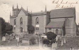 1907   Littlehampton   The Parish  Church    -  Vers Commercy - Arundel