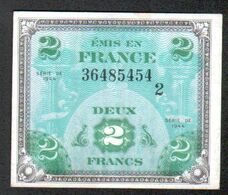 Billet Drapeaux 2 Francs Serie 2, 1944 - 1944 Flagge/Frankreich