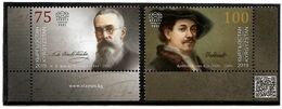 Kyrgyzstan  2019 . Famous Persons(Rimsky-Korsakov, Rembrandt), 2v. - Kirgisistan