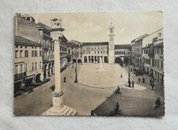 Cartolina Illustrata Rovigo - Piazza Vittorio Emanuele, Viaggiata Per Imola 1957 - Rovigo