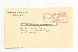 JC, Post Card , EMA ,  PHILADELPHIA , PA. , Philadelphia General Hospital , 1962 - Poststempel