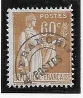 France Préoblitérés N°72 - Neuf * Avec Charnière - TB - 1893-1947