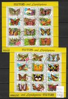 Roumanie - Romania - Yvert BF213, BF214 - Oblitérés - Papillons - Scott#3696-3697 Used - Butterfly - Usado