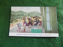 VINTAGE ANTILLES CARIBBEAN: GRENADA Hotel Santa Maria Steel Band Colour Hankeys - Grenada