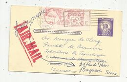 JC, Post Card , Entier Postal , Etats Unis , BAYONNE, N.J. ,  1962, EMA ,pray For Peace,Merck Sharp & Dohme, WEST POINT - 1961-80