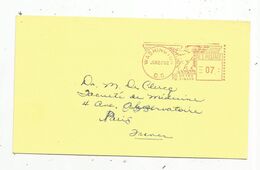 JC, Post Card , EMA , Etats Unis , WASHINGTON , D.C. , 07 , 1962 , Associate Professer Of Pharmacology - Storia Postale