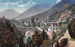 Meran S¨d-Tirol - Gilf Promenade Mit Steinernem Steg - Merano